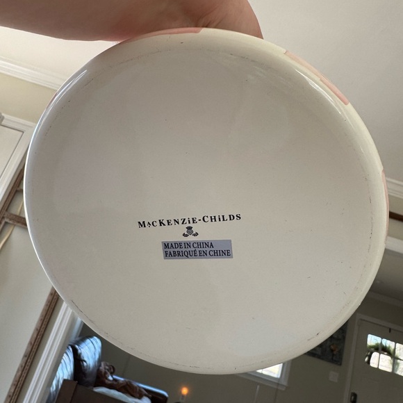 MacKenzie-Childs Rosy Check Tea Kettle 2Qt - Picture 4 of 5